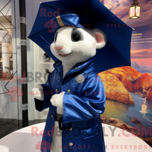 Navy Ferret maskot kostume...