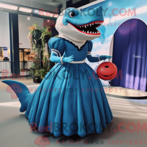 Postava maskota Navy Shark...