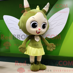 Oliven Cupid maskot kostume...