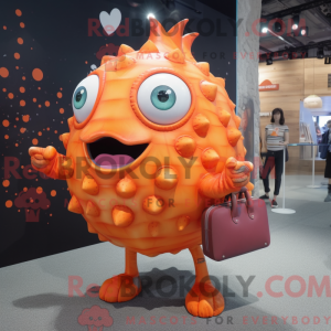 Mascotte de Piranha orange...