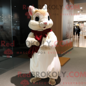 Cream Squirrel mascot...