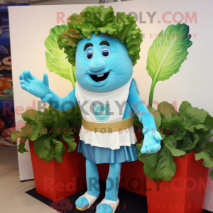 Himmelblaues Caesar Salad...