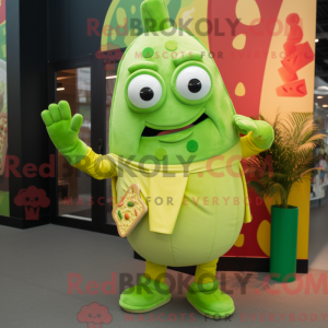 Lime Green Tacos mascot...