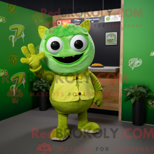 Lime Green Tacos mascot...