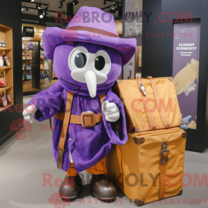 Disfraz de mascota Purple...