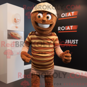 Rust Mummy maskot kostume...