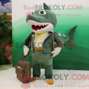 Forest Green Shark maskot...