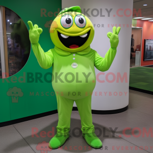 Lime Green But mascot...