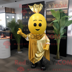 Gold Beet maskot drakt...