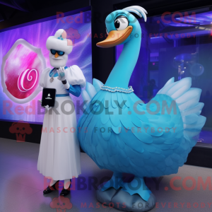 Figura de máscara Cyan...