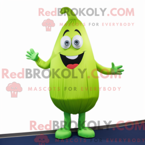 Lime Green Eggplant mascot...