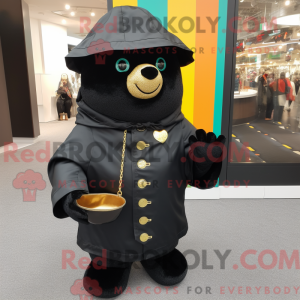Sort Pot Of Gold maskot...