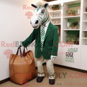 Forest Green Quagga mascot...
