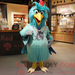 Maskotka Cyan Rooster...
