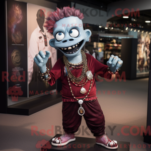 Disfraz de mascota zombie...