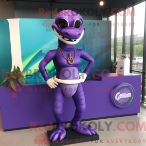 Purple Python mascot...
