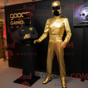 Personaggio mascotte Gold...