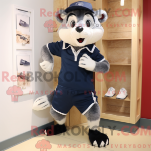 Postava maskota Navy Badger...