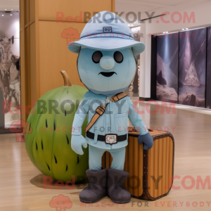 Sky Blue Melon mascot...