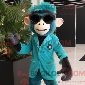 Blågrøn Capuchin Monkey...