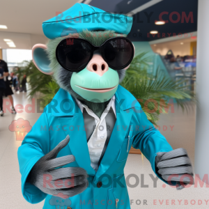 Disfraz de mascota del mono...