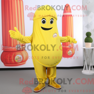 Lemon Yellow Falafel mascot...