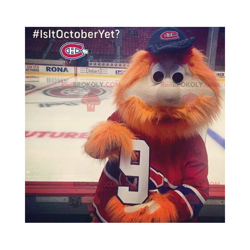 Bearded rødhåret mand maskot i sportstøj - Redbrokoly.com Bearded rødhåret mand maskot i sportstøj - Redbrokoly.com