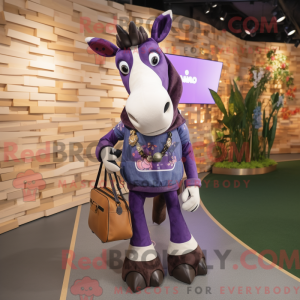 Costume mascotte d okapi...