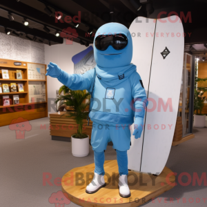 Sky Blue Soldier maskot...