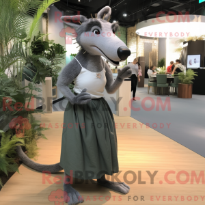 Gray Thylacosmilus mascot...