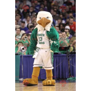 Giant white and green eagle mascot - Redbrokoly.com