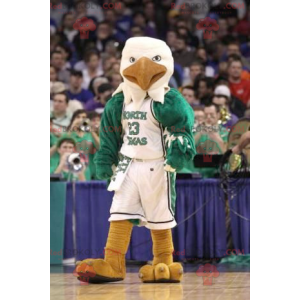 Mascotte gigante dell'aquila bianca e verde - Redbrokoly.com