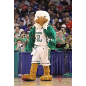 Giant white and green eagle mascot - Redbrokoly.com