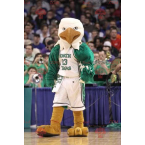 Mascotte gigante dell'aquila bianca e verde - Redbrokoly.com