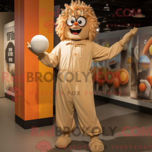 Tan Juggle Maskottchen...