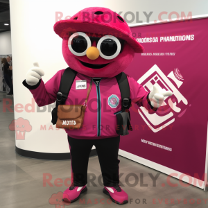 Disfraz de mascota Magenta...
