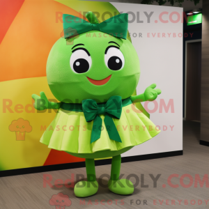 Grüne Melone Maskottchen...