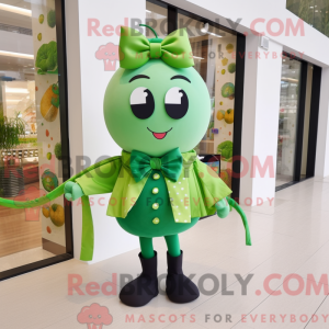 Grøn melon maskot kostume...