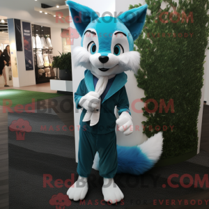 Costume de mascotte de Cyan...