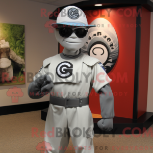 Silver Gi Joe mascot...