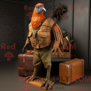 Rust Fasan maskot drakt...