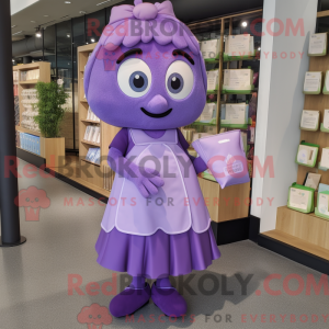 Lavender Plum mascot...