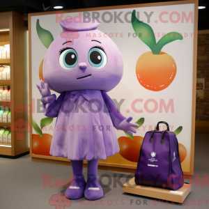 Lavender Plum mascot...