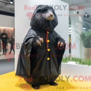 Black Guinea Pig mascot...