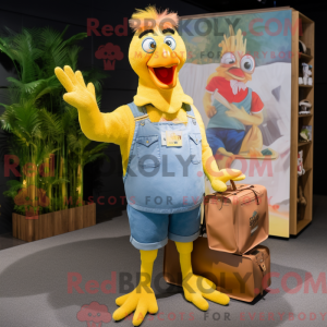Máscara do Yellow Roosters...