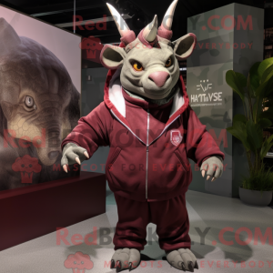 Maroon Triceratops...