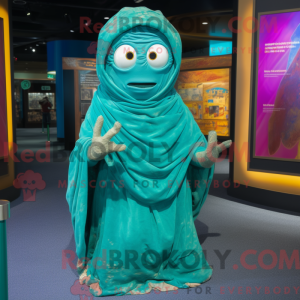 Postava maskota Teal Mummy...
