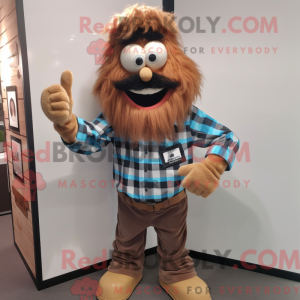 Brown Wrist Watch mascot...
