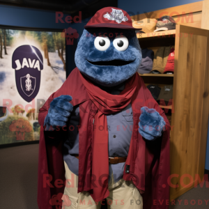 Maskotdraktfigura Maroon...