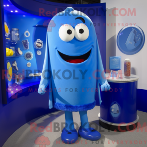 Blue Pho mascot costume...